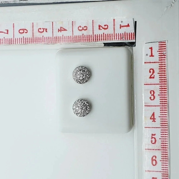 "925 Sterling Silver Plated CZ Earrings, INUS1BR170 - Picture 11 of 11